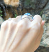 SJ3203 - Blue Topaz Ring set in Silver Settings