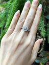 SJ2046 - Diamond Ring Set in 18 Karat White Gold Settings