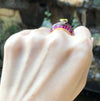 SJ2233 - Yellow Sapphire with Ruby Ring Set in 18 Karat Gold Settings