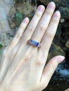 SJ1729 - Blue Sapphire with Pink Sapphire Ring Set in 18 Karat Rose Gold Settings