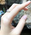 JR0450R - Ruby & Diamond Ring Set in 18 Karat White Gold Setting