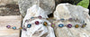 SJ1670 - Assorted Semi-Precious Stones Necklace Detachable Pendant Set in 18k White Gold