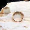 SJ1370 - Tsavorite Ring Set in 18 Karat Rose Gold Settings