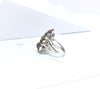 SJ6410 - Tourmaline and Pink Sapphire Ring set in Silver Settings