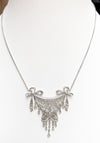 SJ1468 - Diamond Necklace Set in 18 Karat White Gold Settings