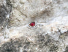 SJ1774 - Ruby with Diamond Pendant Set in 18 Karat White Gold Settings