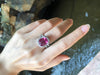 SJ1846 - GIA Certified Unheated 5cts Spinel with Diamond Ring Set in 18 Karat White Gold