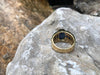 SJ1517 - Blue Sapphire with Diamond Ring Set in 18 Karat Gold Settings