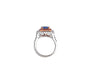 SJ2333 - Blue Sapphire, Pink Sapphire with Diamond Ring in 18 Karat Setting