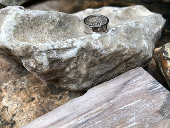 SJ1970 - Diamond Ring Set in 18 Karat White Gold Settings