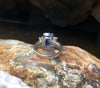 SJ2353 - GRS Certified Blue Sapphire 4.55 cts with Diamond 1.07 cts Ring in Platinum900