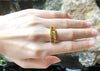SJ3237 - Yellow Sapphire Ring Set in 18 Karat Gold Settings