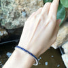 SJ2426 - Blue Sapphire Bracelet Set in 18 Karat White Gold Settings