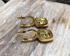 SJ6170 - Yellow Sapphire Earrings Set in 18 Karat Gold Settings