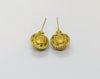 SJ3010 - Opal with Tsavorite Earrings Set in 18 Karat Gold Settings