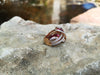 SJ2046 - Ruby with Diamond Ring Set in 18 Karat Rose Gold Settings