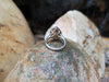 JR0826T - Opal & Brown Diamond Ring Set in 18 Karat White Gold Setting
