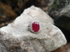 SJ1874 - Ruby with Diamond Ring Set in 18 Karat Gold Settings