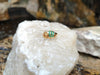 SJ2168 - Emerald with Diamond Elephant Ring Set in 18 Karat Gold Settings