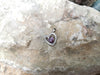 SJ2327 - Purple Sapphire with Diamond Heart Pendant Set in 18 Karat White Gold Settings