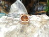 SJ1857 - Star Sapphire, Yellow Sapphire and Brown Diamond Dragon Ring in 18k Rose Gold