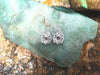 SJ1758 - Ruby with Diamond Earrings Set in 18 Karat White Gold Settings