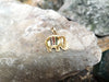 SJ6108 - Blue Sapphire, Emerald, Ruby, Diamond Elephant Pendant Set in 18k Gold Settings