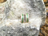 SJ6234 - Emerald with Diamond Earrings Set in 18 Karat Gold Settings