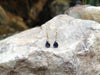 SJ2206 - Blue Sapphire with Diamond Earring Set in 18 Karat Gold Settings