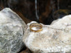 SJ2565 - White Sapphire with Diamond Ring Set in 18 Karat Gold Settings