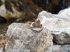 SJ6270 - Heart Shape Ruby with Diamond Ring Set in 18 Karat White Gold Setting