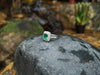 SJ6219 - Emerald with Diamond Ring Set in 18 Karat White Gold Settings