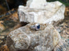 SJ6087 - Blue Sapphire with Diamond Ring Set in 18 Karat White Gold Settings