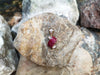 SJ2227 - Ruby with Diamond Pendant Set in 18 Karat Gold Settings