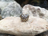 SJ2246 - Blue Sapphire Heart Ring Set in 18 Karat Gold Settings