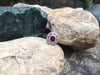 SJ2178 - Ruby with Diamond Pendant set in 18 Karat White Gold Settings