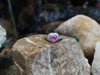 SJ2392 - Heart Shape Pink Sapphire with Diamond Ring Set in 18 Karat White Gold Settings