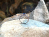 SJ2292 - Blue Sapphire with Diamond Ring Set in 18 Karat White Gold Settings