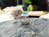 SJ1649 - Emerald with Diamond Ring Set in 18 Karat White Gold Settings
