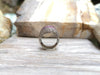 SJ2186 - Pink Sapphire with Brown Diamond Ring Set in 18 Karat White Gold Settings