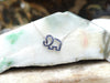SJ2073 - Blue Sapphire Elephant Necklace Set in 18 Karat White Gold Settings
