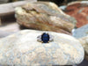 SJ1666 - Blue Sapphire with Diamond Ring Set in 18 Karat Gold Settings
