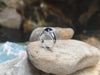 SJ1810 - Certified Royal Blue Sapphire with Diamond Ring Set in Platinum 950 Settings