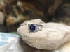 SJ1810 - Certified Royal Blue Sapphire with Diamond Ring Set in Platinum 950 Settings