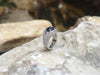 SJ6134 - Certified Ceylon Blue Sapphire with Diamond Ring Set in 18 Karat White Gold