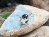 SJ6040 - Blue Sapphire Ring Set in 18 Karat Gold Settings