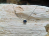 SJ1906 - Round Blue Sapphire Necklace Set in 18 Karat White Gold Settings