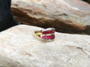 SJ1946 - Ruby with Diamond Ring Set in 18 Karat Gold Settings
