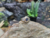 SJ1490 - Blue Sapphire with Diamond Ring Set in 18 Karat Gold Settings