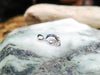 SJ1674 - Blue Sapphire with Diamond Elephant Pendant Set in 18 Karat White Gold Settings